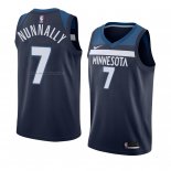 Maglia Minnesota Timberwolves James Nunnally NO 7 Icon 2017-18 Blu