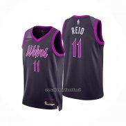 Maglia Minnesota Timberwolves Naz Reid No 11 Citta 2025-26 Nero