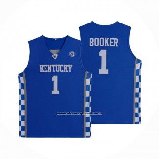 Maglia NCAA Kentucky Wildcat Devin Booker 2025 Blu