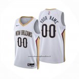 Maglia New Orleans Pelicans Personalizzate Association 2024-25 Bianco