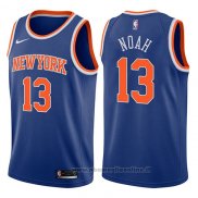 Maglia New York Knicks Joakim Noah NO 13 Icon 2017-18 Blu