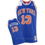 Maglia New York Knicks Mark Jackson NO 13 Throwback Blu
