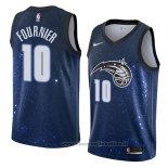 Maglia Orlando Magic Evan Fournier NO 10 Citta 2018 Blu