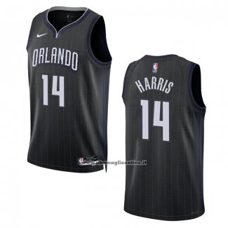 Maglia Orlando Magic Gary Harris #14 Citta 2022-23 Nero