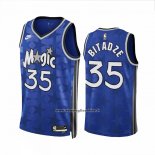 Maglia Orlando Magic Goga Bitadze #35 Classic 2023-24 Blu