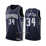 Maglia Orlando Magic Wendell Carter #34 Citta 2023-24 Blu