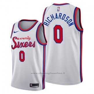 Maglia Philadelphia 76ers Josh Richardson NO 0 Classic 2019-20 Bianco