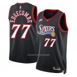 Maglia Philadelphia 76ers V.j. Edgecombe No 77 Classia 2025-26 Nego