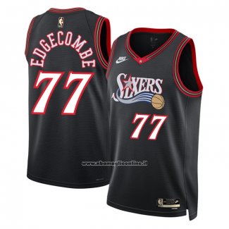 Maglia Philadelphia 76ers V.j. Edgecombe No 77 Classia 2025-26 Nego
