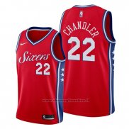 Maglia Philadelphia 76ers Wilson Chandler NO 22 Statement Rosso