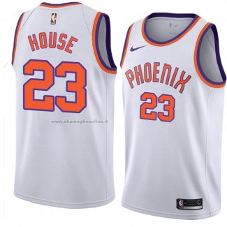 Maglia Phoenix Suns Danuel House NO 23 Hardwood Classic 2018 Bianco