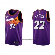Maglia Phoenix Suns Deandre Ayton #22 Classic 2022-23 Viola