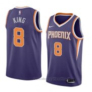 Maglia Phoenix Suns George King NO 8 Icon 2018 Viola