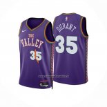 Maglia Phoenix Suns Kevin Durant #35 Citta 2024-25 Viola