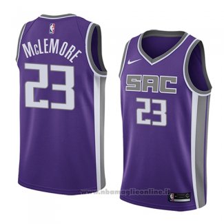 Maglia Sacramento Kings Ben Mclemore NO 23 Icon 2018 Viola