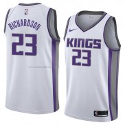 Maglia Sacramento Kings Malachi Richardson NO 23 Association 2018 Bianco