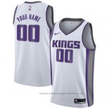 Maglia Sacramento Kings Personalizzate 17-18 Bianco