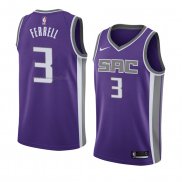 Maglia Sacramento Kings Yogi Ferrell NO 3 Icon 2018 Viola