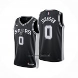 Maglia San Antonio Spurs Keldon Johnson No 0 Icon 2025-26 Nero