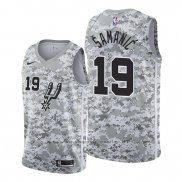 Maglia San Antonio Spurs Luka Samanic NO 19 Earned 2019-20 Camuffamento