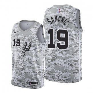 Maglia San Antonio Spurs Luka Samanic NO 19 Earned 2019-20 Camuffamento