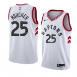 Maglia Toronto Raptors Chris Boucher NO 25 Association 2018 Bianco