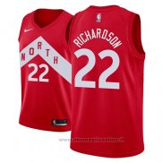 Maglia Toronto Raptors Malachi Richardson NO 22 Earned 2018-19 Rosso
