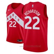 Maglia Toronto Raptors Malachi Richardson NO 22 Earned 2018-19 Rosso