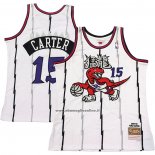 Maglia Toronto Raptors Vince Carter #15 Mitchell & Ness 1998-99 Bianco2