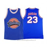 Maglia Tune Squad Michael Jordan NO 23 Blu