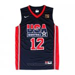 Maglia USA 1992 John Stockton NO 12 Nero