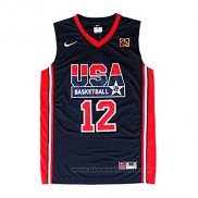 Maglia USA 1992 John Stockton NO 12 Nero