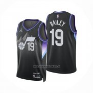 Maglia Utah Jazz Ace Bailey No 19 Statement 2025-26 Nero