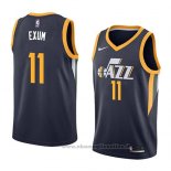 Maglia Utah Jazz Dante Exum NO 11 Icon 2018 Blu