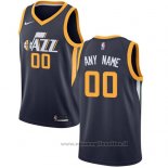 Maglia Utah Jazz Personalizzate 17-18 Nero