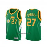 Maglia Utah Jazz Rudy Gobert #27 Earned 2020-21 Verde