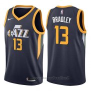 Maglia Utah Jazz Tony Bradley NO 13 Icon 2017-18 Blu