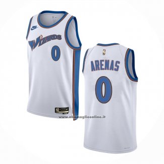 Maglia Washington Wizards Gilbert Arenas #0 Classic 2022-23 Bianco