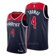 Maglia Washington Wizards Isaiah Thomas NO 4 Statement Edition Blu