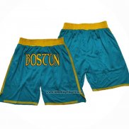 Pantaloncini Boston Celtics Verde2