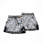 Pantaloncini Jordan Just Don 2025 Bianco Nero