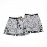 Pantaloncini Jordan Just Don Bianco Nero1  Pantaloncini Jordan Just Don Bianco Nero1