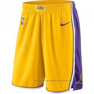 Pantaloncini Los Angeles Lakers Icon 2018-19 Giallo