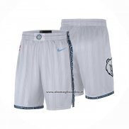 Pantaloncini Memphis Grizzlies Citta 2025-26 Bianco