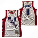 Maglia All Star 2004 Kobe Bryant No 8 Bianco