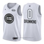 Maglia All Star 2018 Detroit Pistons Andre Drummond NO 0 Bianco