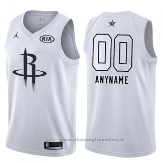 Maglia All Star 2018 Houston Rockets Nike Personalizzate Bianco