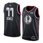 Maglia All Star 2019 Dallas Mavericks Luka Doncic NO 77 Nero