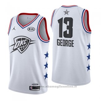 Maglia All Star 2019 Oklahoma City Thunder Paul George NO 13 Bianco