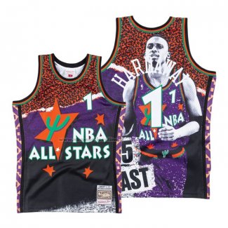 Maglia All Star Orlando Magic Penny Hardaway NO 1 Hardwood Classics Mitchell & Ness Viola